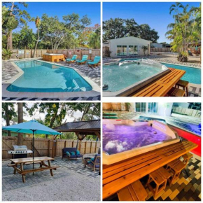 AQUA-OASIS-PRIVATE HOME W/HEATED POOL/HOT-TUB_NEAR_BEACH & LAS OLAS.HUGE-BACKYARD.